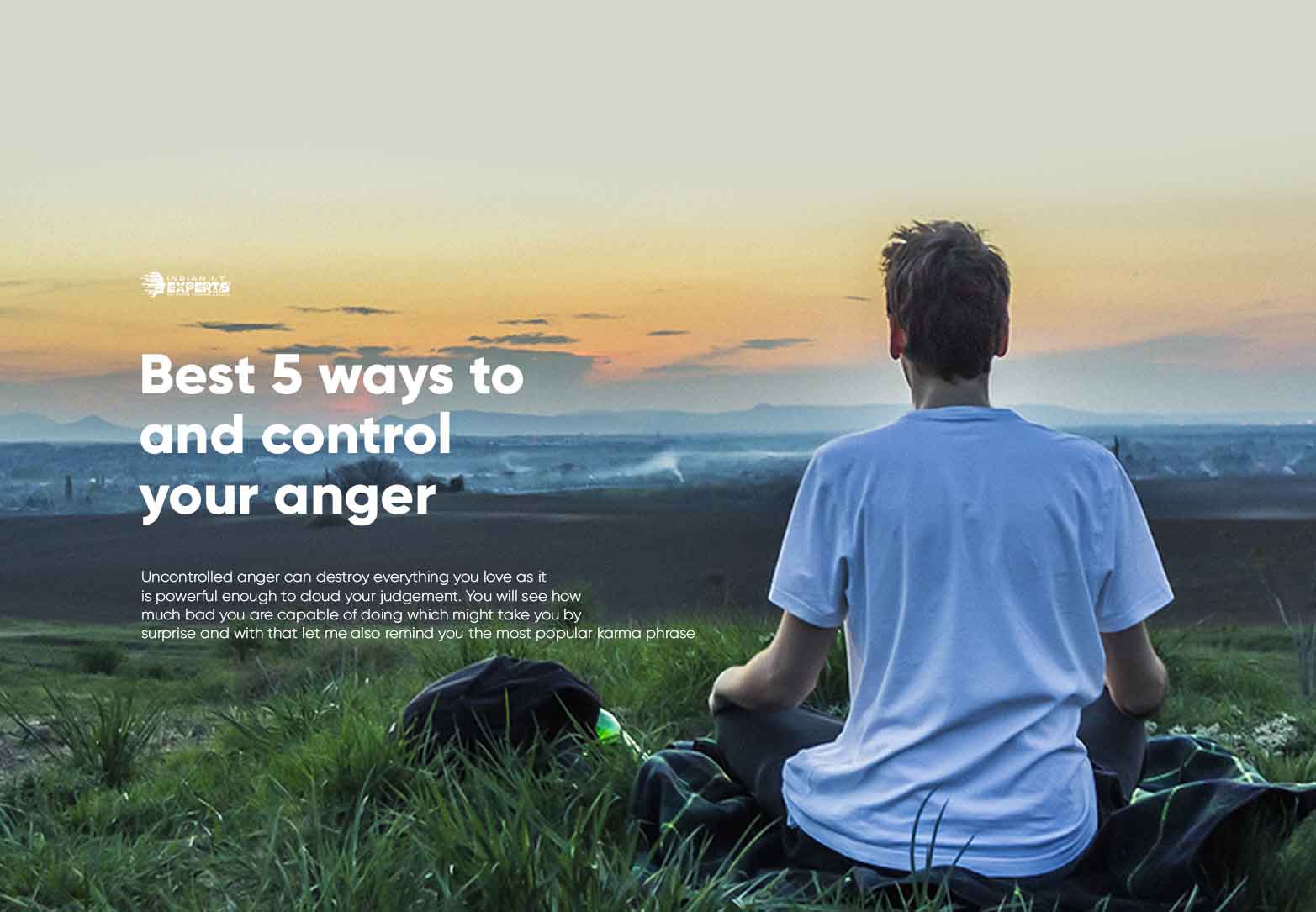 Best 5 ways to and control your anger