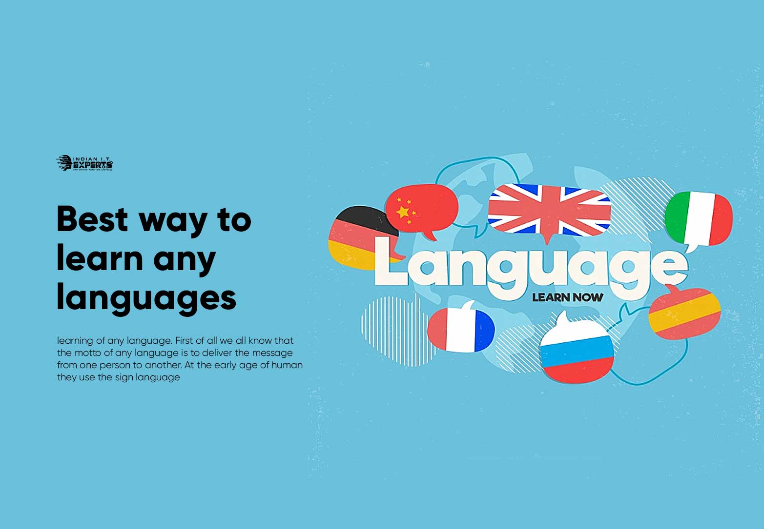 Best way to learn any languages