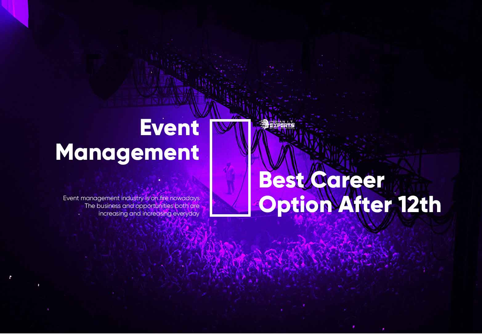 English language, Event management best career option after 12TH