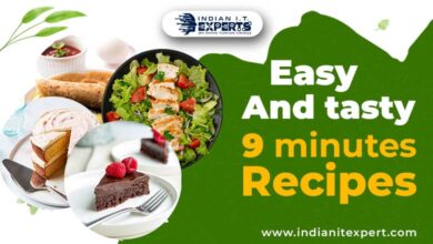 Easy and tasty 9 minutes recipes