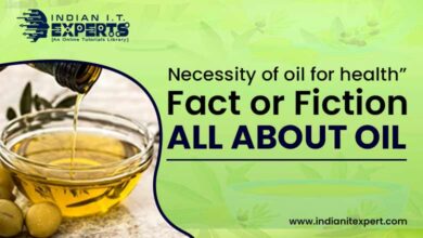 Necessity of oil for health