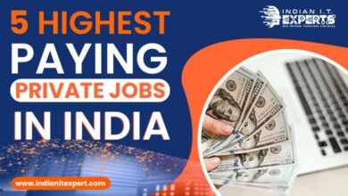 5 highest paying private jobs in India